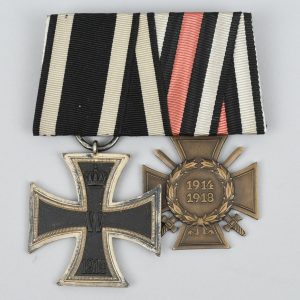 Germany WWI 2 Place Medal Bar 