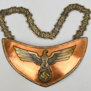 NSDAP Standard Bearer’s Gorget, Constructed by Frank & Reif