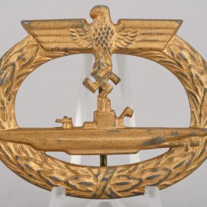 Kriegsmarine U-boat War Badge, Maker Marked GWL 