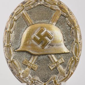 Early Wound Badge in Silver 1939, Maker Marked 30