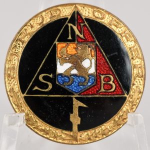 Netherlands NSB "Strijd En Offer" Badge, Numbered