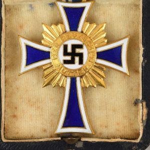 Cross of Honour of The German Mother, Gold Grade With Case of Issue