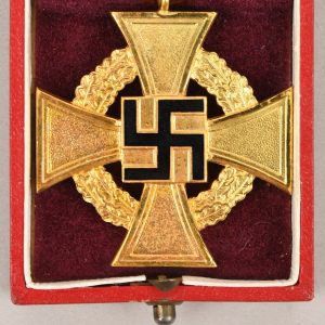 Forty Year Faithful Service Cross With Case of Issue