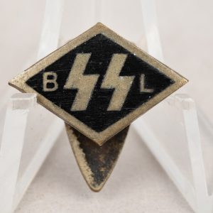Flemish Allgemeine-SS "SS B L" Financial Supporter's Badge