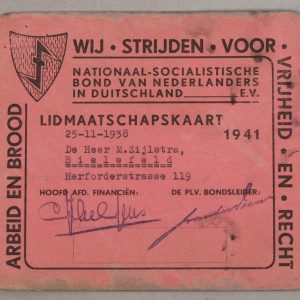 NSBND 1941 Membership Card