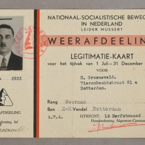 Dutch NSB ID Card
