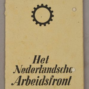 Dutch NAF Nederlandsche Arbeidsfront Booklet