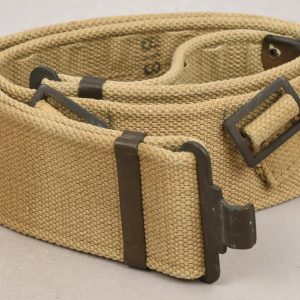 British P37 Webbing Equipment Belt Dated 1943