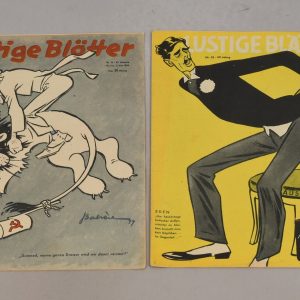 2 x German WWII Humor Magazine “Lustige Blätter” June 1944