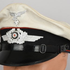 Luftwaffe Flak Artillery EM/NCO's White Top Visor Cap